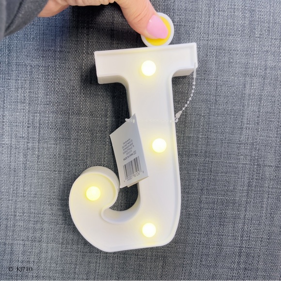 ‼️CLEARANCE SALE‼️ LED Plastic Mono Letter “J” Light NWT by Tru Living - Picture 5 of 11